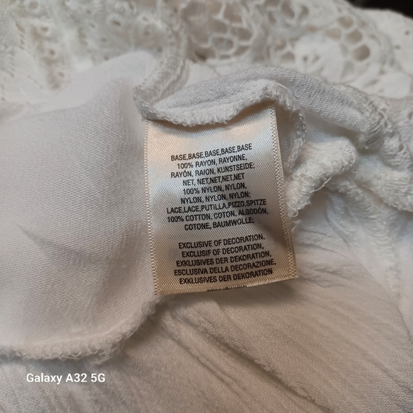 Elevenses  Woman Kenepa White Lace Kimoni Cardigan Sz XS - Picture 14 of 16